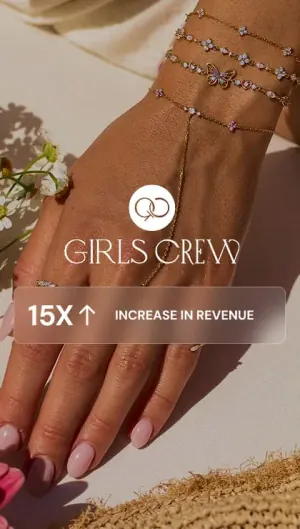 Girls Crew paid social advertising case study