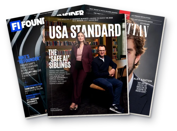 Printed copies of The USA Standard, Manhattan Standard and Founder Insider